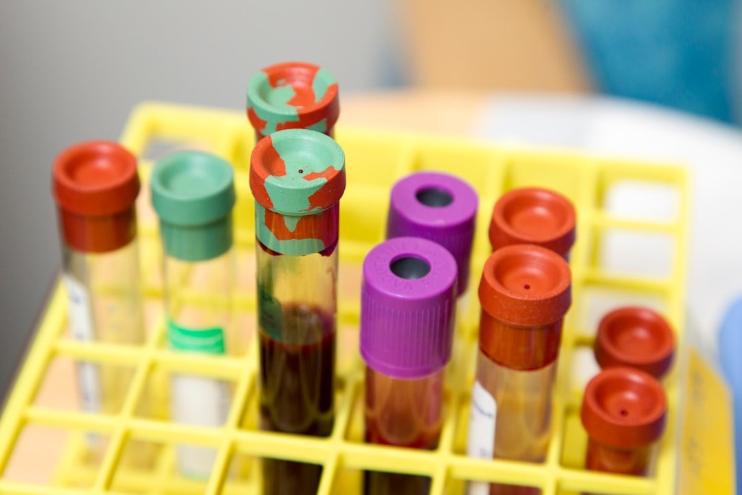 Clear glass test tubes
