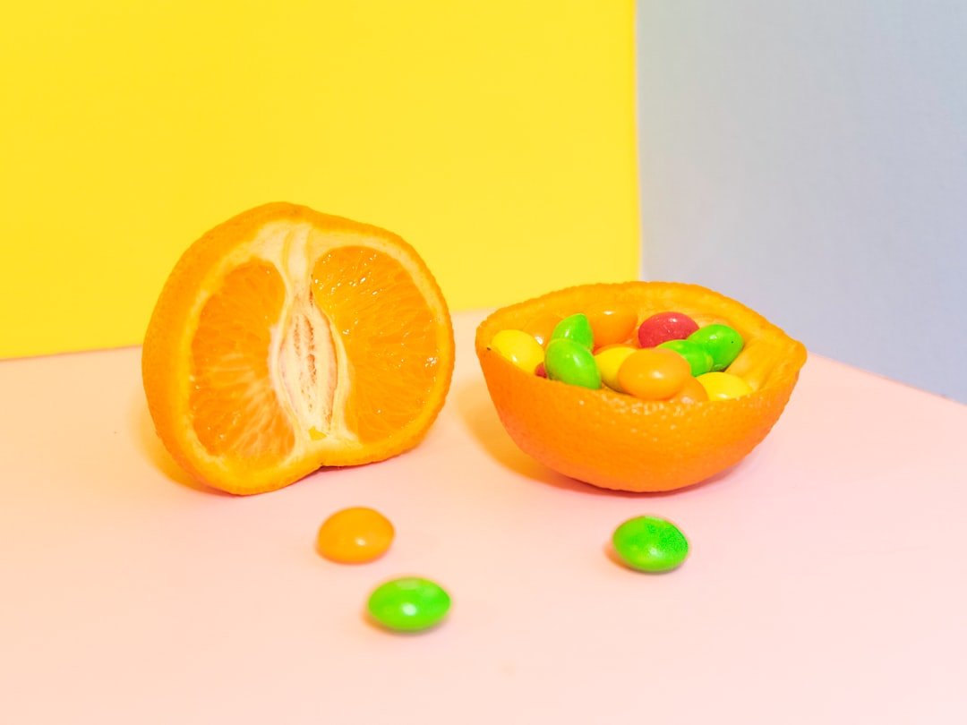 Orange fruit close-up photography